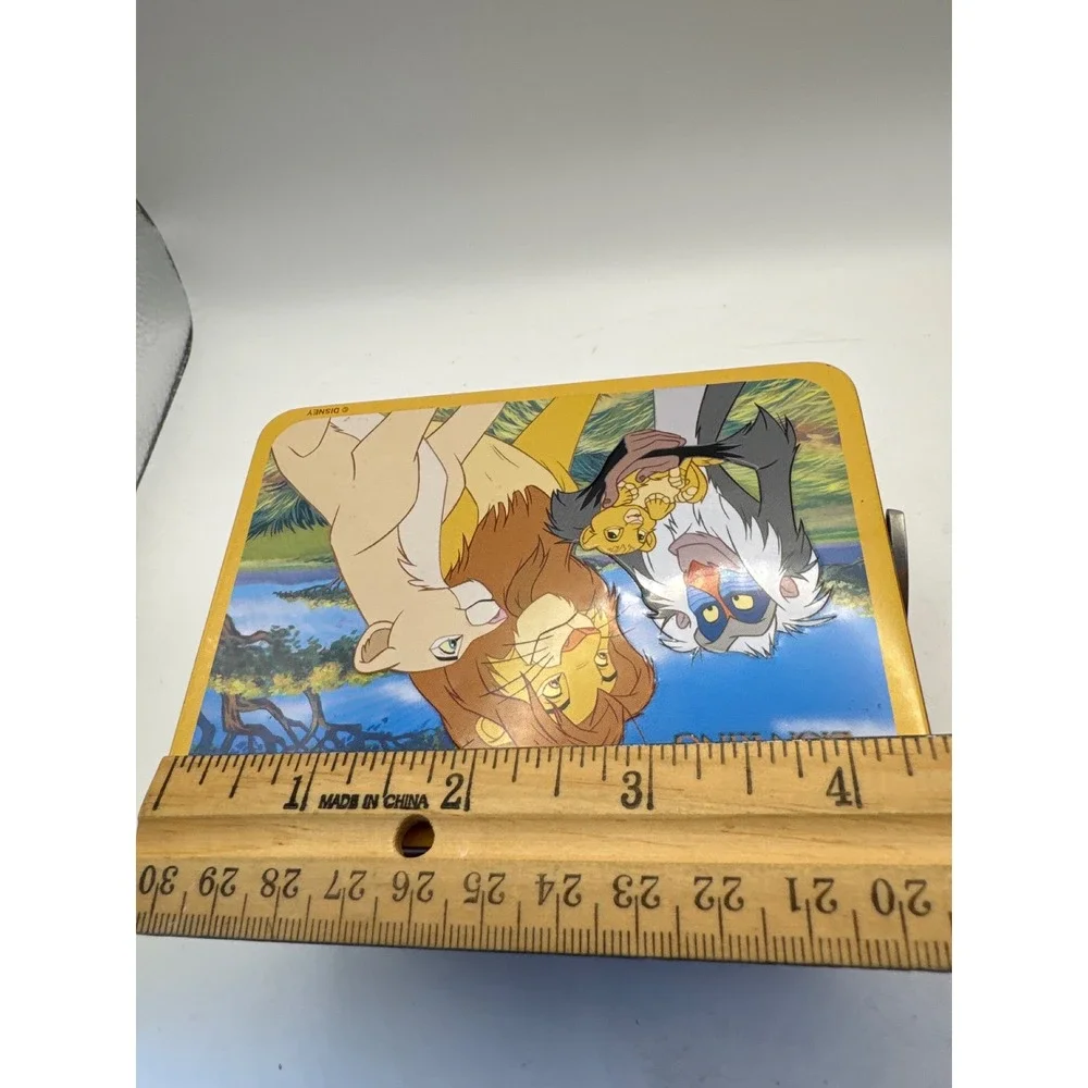 Disney‎ The Lion King Metal Tin box Simba Mufasa Scar Collectible music box